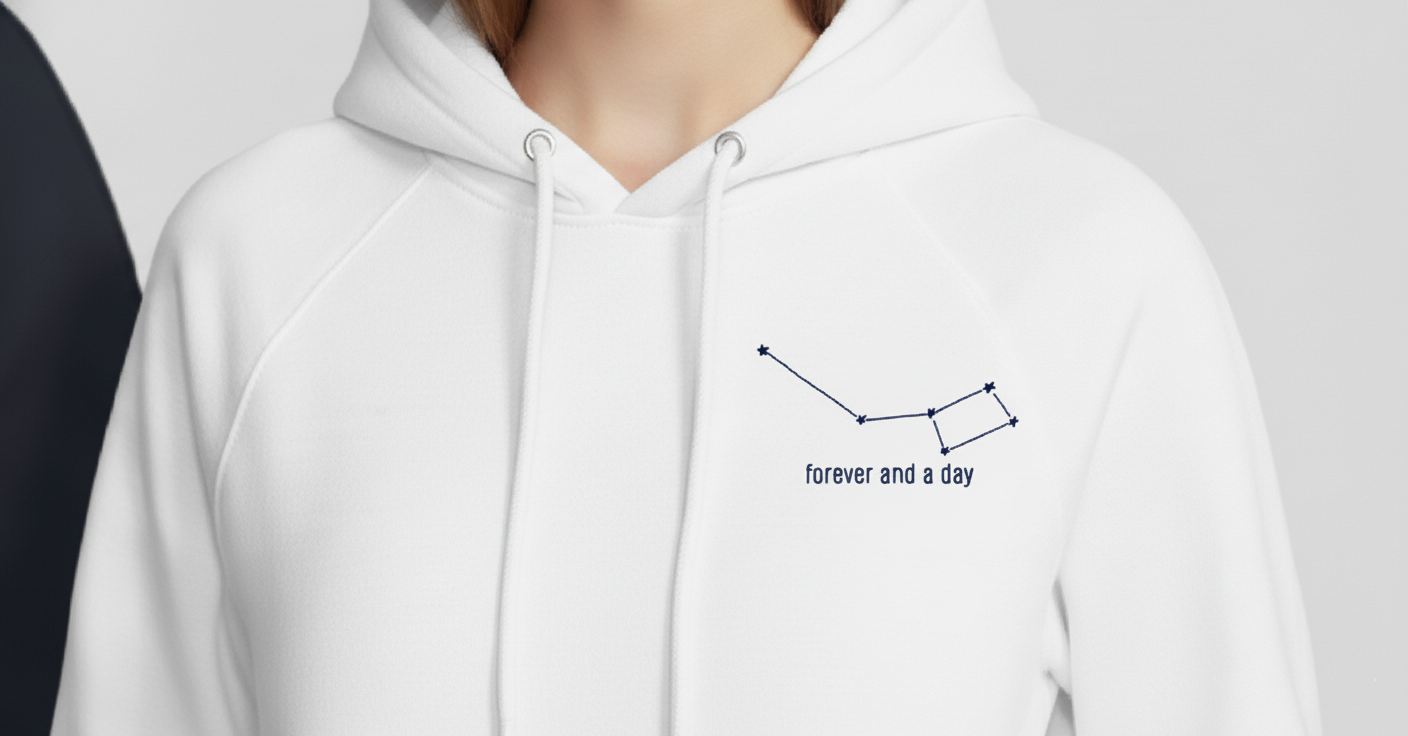 Суитчъри за Двойки „Голяма и Малка Мечка“ – Бродирани, Персонализирани, Идеални за Подарък